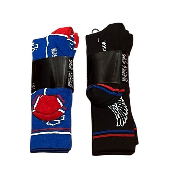 Harley-Davidson Black and Blue Sock Bundle, Size L, NWT Made in USA - Picture 2 of 6